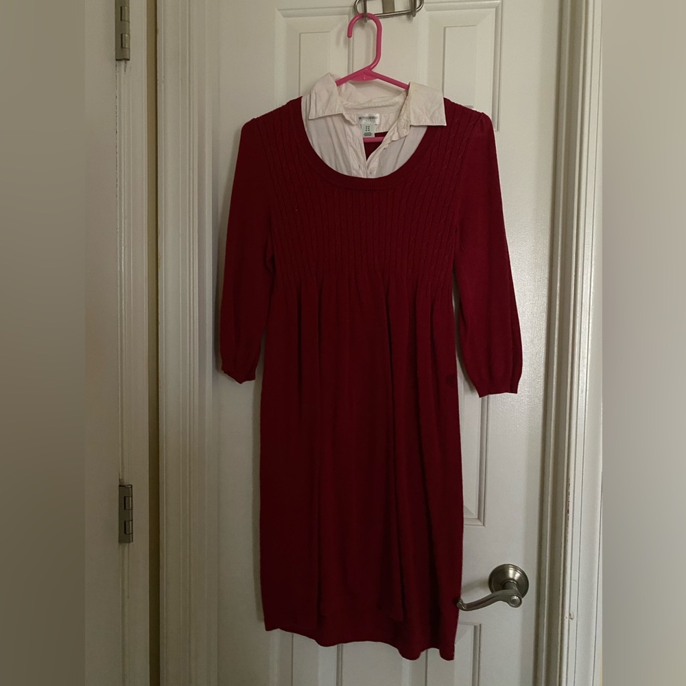 Maternity winter dress in medium from Motherhood